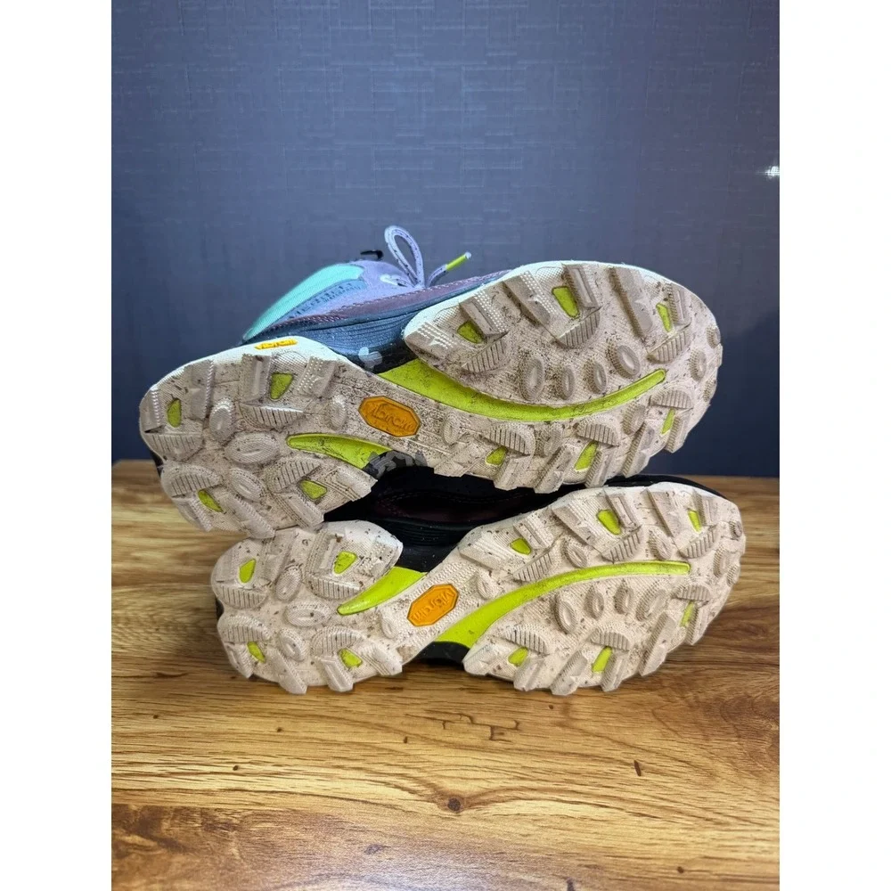 Merrell Speed Solo Waterproof Hiking Boots Women's Sage Lavender Vibram 6 - Picture 7 of 9